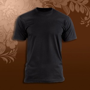 Футболка SALE мужская черная х/б 160гр р 42 (XS)